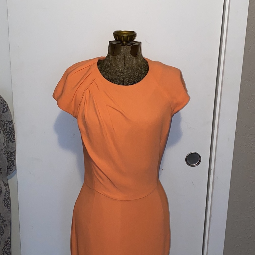 VIKTOR & ROLF ORANGE MIDI DRESS SMALL - Picture 2 of 16
